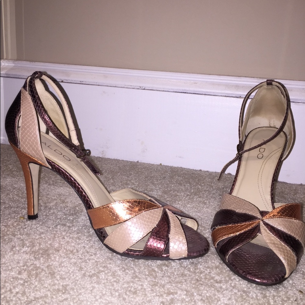 4” Aldo Tricolored Heel